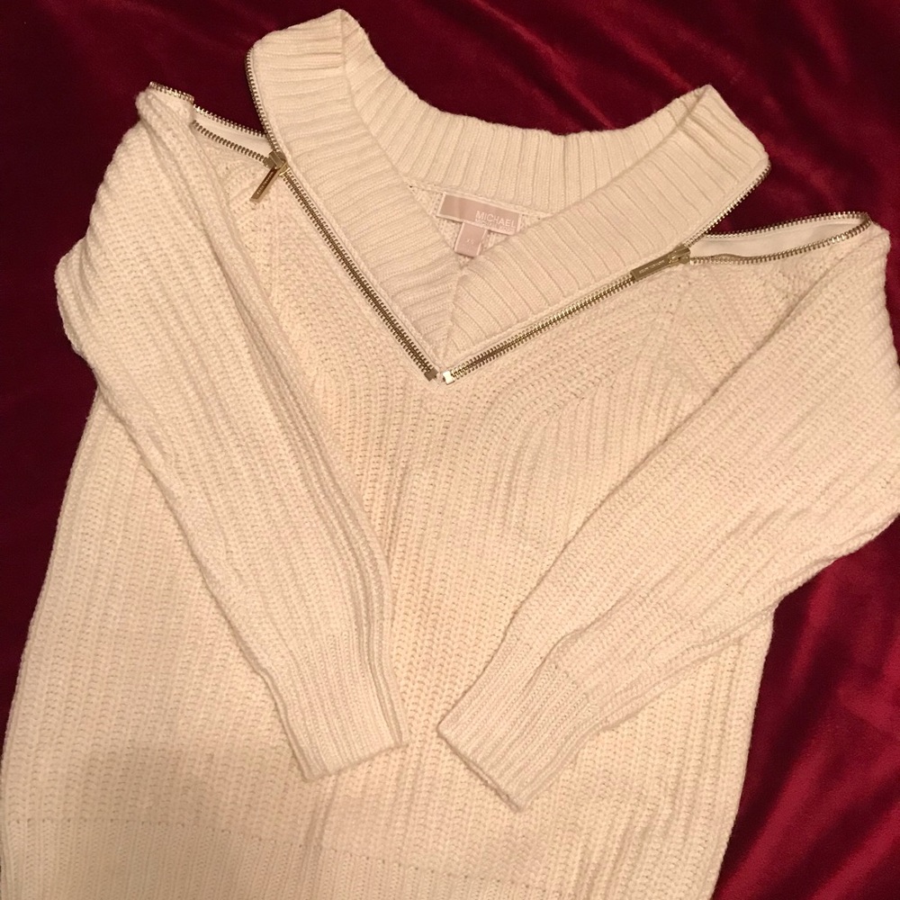 Michael Kors open shoulder sweater
